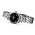 天梭(TISSOT)瑞士手表 2018新款 俊雅系列超薄简约时尚石英钢带女表 T063.009.11.018.00(黑盘银钢带)第5张高清大图
