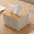 多功能竹木盖纸巾盒创意桌面抽纸盒家用客厅简约可爱遥控器收纳盒第2张高清大图