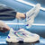 巡航鸟运动鞋男鞋子2021秋季新款潮流男士网面透气休闲跑步鞋(白紫色 44码)第3张高清大图