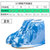 创简坊（CJIANFF）牛筋底防雨鞋套防水雨天男女加厚耐磨儿童防滑雨靴脚套非一次性(男款蓝色3)(XXL)第5张高清大图