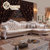 拉斐曼尼 FS029 欧式沙发 法式皮艺沙发组合 奢华实木沙发 客厅沙发(沙发 3+左贵妃)第3张高清大图