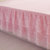 樵纪 韩式公主风床罩 蕾丝床裙(粉色)第4张高清大图