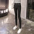 Mistletoe2017新款高腰修身打底裤外穿小脚裤女百搭显瘦长裤(黑色 XXL)第4张高清大图