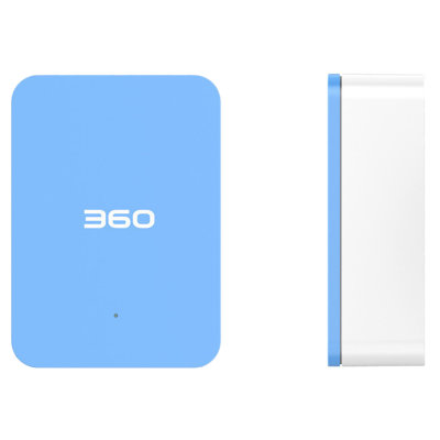 360超级充电器 4个USB充电口 智能识别 2.4A快充 8重安全保护 蓝色