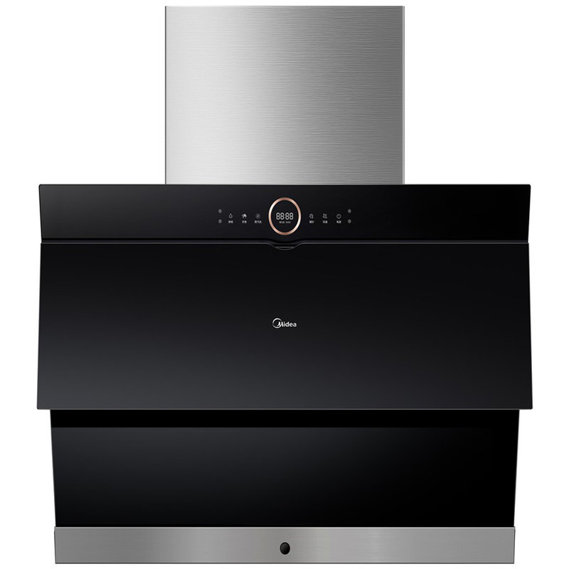 美的(midea)cxw-260-c66c侧吸油烟机黑