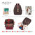 马莎兰缇双肩包女时尚气质百搭大容量旅行背包韩版书包(咖啡色)第9张高清大图