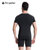 男士PRO紧身运动健身跑步 弹力排汗速干衣服短袖衫T恤tp8011(白色 XL)第3张高清大图