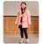 Skechers斯凯奇20秋冬新款女童趣味时尚两件式羽绒服外套L420G037(粉红色 160cm)第4张高清大图