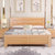 进畅家具 床 实木床进口榉木现代简约中式1.5m1.8米双人床榉木床高箱床储物床婚床(1.8*2米 床)第2张高清大图
