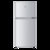 海尔小冰箱家用小型节能118L/升双开门租房宿舍办公室冷藏冷冻(118升)(118升)第2张高清大图