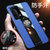 华为P40PRO+手机壳磁吸指环p40proplus布纹超薄保护套P40pro+防摔商务新款(蓝色磁吸指环款)第3张高清大图