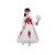 女童汉服连衣裙夏装2021新款洋气纱裙儿童裙子夏款童装女孩公主裙(110 白)第7张高清大图