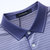 雅戈尔条纹t恤 男士丝光纯棉宽松夏季中青年短袖体恤衫YSCS52109(紫色 190/XXXL)第2张高清大图