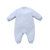 Oissie 奥伊西 0-2岁宝宝冬季宝宝夹棉连体衣婴儿菱格连体棉衣(85厘米(建议12-18个月) 浅蓝)第2张高清大图