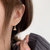 漂亮百合925银淡水珍珠繁星耳环简约气质耳饰(粉紫)第5张高清大图