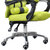 【京好】现代简约环保办公椅电脑椅家用可躺搁脚网布老板椅子E142(红色搁脚铝合金脚 7天内发货)第5张高清大图