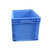 苏识 ZZ001 300*200*150mm可堆式周转箱  ( 颜色：蓝色) 塑料长方形中转物流箱工具储物箱(蓝色 默认)第2张高清大图