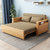 沙发卧室沙发床JRA0508伸缩实木沙发带垫第4张高清大图