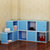 爱型小方格子柜自由组合柜子(蓝色 单格)第4张高清大图