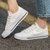 NIKE耐克女鞋子 春季新款COURT 运动鞋复古时尚耐磨舒适透气休闲鞋板鞋CZ0294-101(白色 37.5)第3张高清大图