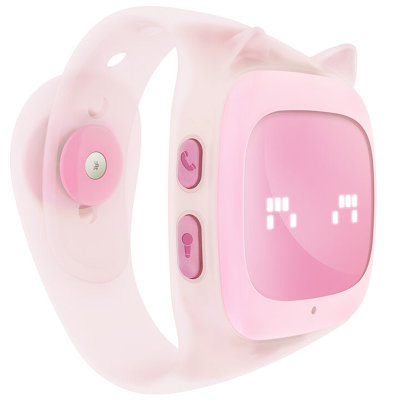 糖猫超能儿童手表TM-T2 粉色 (棒棒糖套装/双表带) GPS定位 搜狗出品 防丢防水 海量故事 