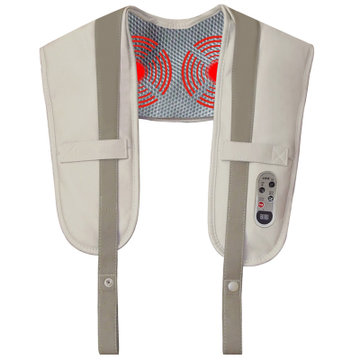 凯仕乐（Kasrrow） KSR-16 颈肩乐/颈部腰部肩部按摩披肩 （同步产生温热效果 设有温热保护装置 9段力度 19种不同按摩模式）