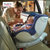 Britax宝得适双面骑士儿童安全座椅婴儿原装0-4岁宝宝双向调节汽车用座(曜石黑色)第2张高清大图