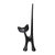 德国 Koziol 猫咪创意首饰架女士戒指耳环耳钉收纳架 国美厨空间(黑色)第2张高清大图