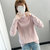 女式时尚针织毛衣9495(粉红色 均码)第3张高清大图
