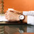 天梭(TISSOT)男表瑞士手表俊雅系列男士手表皮带钢带时尚商务休闲石英男士腕表(金色)第4张高清大图