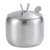 欧式304不锈钢调料盒单件带勺调味罐辣椒油罐盐罐 创意厨房用品(圆珠8.5cm（400ml）)第9张高清大图