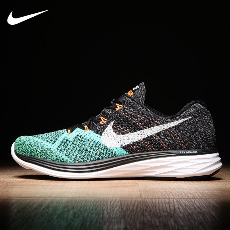 耐克男鞋nike flyknit lunar 3飛線跑步鞋男透氣休閒運動鞋698181