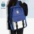 阿根廷国家队商品丨新款双肩包电脑包书包旅行包梅西足球迷背包(深蓝拼色)第3张高清大图