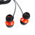 三星（SAMSUNG） SHE-C10BK 立体声有线耳机（橙黑色）第4张高清大图