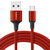 CHOSEAL/秋叶原 Type-C手机数据充电线数据传输线接头线USB充电器电源线 2米 红色 QS6801RT2第3张高清大图