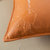 皮感抱枕高档轻奢科技布沙发靠枕靠垫客厅办公室ins风不含芯枕套(科技布-琥珀橙 60X60cm（抱枕，仅枕套）)第4张高清大图