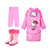 创简坊（CJIANFF）书包位分体式雨衣 儿童雨衣雨裤雨鞋套装雨披女孩宝宝雨具(书包雨衣+雨裤+6)(XS)第2张高清大图