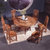 敬义堂红木餐台实木中式如意餐桌椅组合简约象头餐桌配转盘圆饭桌豪华餐厅(刺猬紫檀 1.78M餐台+12餐椅)第2张高清大图