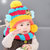 秋冬婴儿帽子围脖套装1-2岁毛线帽围巾男女宝宝帽子0-3-6-12个月(米色)第3张高清大图