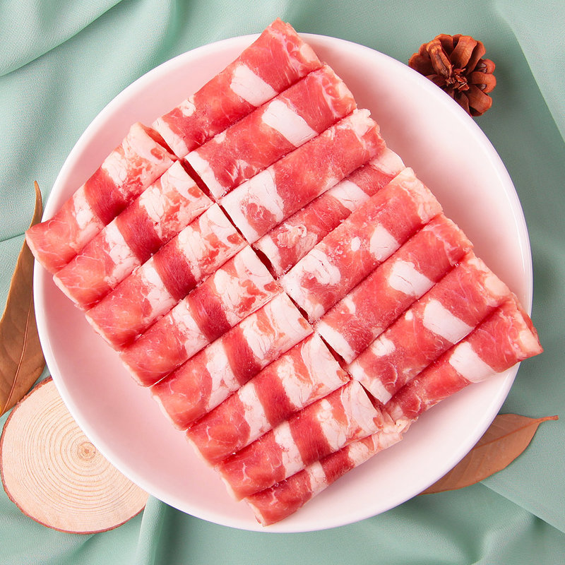大庄园满宴肥牛肉片300g火锅食材
