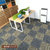 办公室地毯 方块地毯 卧室房间沙发台球室美容院拼接满铺PVC地毯条纹加厚写字楼地毯(金牛座C3+C7)第3张高清大图