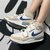 Nike耐克男鞋 2022春季新款JORDAN高帮运动鞋场上训练篮球鞋耐磨透气休闲鞋DQ5347-141(白色 42.5)第4张高清大图
