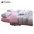 日式全棉天竺棉四件套床罩被罩枕套针织棉纯棉简约床上用品TP2957(蓝白格 2M)第3张高清大图