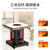 美菱（MeiLing）正方形节能电暖桌电烤火桌子电暖炉电烤桌多功能取暖桌MDN-DA6001(图片色 热销)第4张高清大图