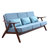 美天乐 实木沙发组合布艺可拆洗小户型三人位沙发现代简约北欧风格家具第5张高清大图
