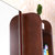 科玛斯橡木浴室镜柜实木梳妆镜带毛巾杆卫生间储物柜子吊柜C109组合镜柜(胡桃色  单侧柜 28cm长)第5张高清大图