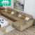 沙皮宝(SHAPBAO) 沙发现代简约客厅布艺沙发小户型北欧储物可拆洗组合沙发(标准版 双人位+贵妃位)第4张高清大图