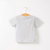 棉果果童装t恤纯棉短袖男夏季韩版小孩衣服宝宝圆领婴儿T恤短袖(100 白色)第2张高清大图