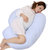 枕工坊孕妇枕头护腰枕侧睡枕 ZGF-YF21C(珍珠蓝 2)第5张高清大图
