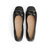 森达2021秋季新款商场同款简约舒适平底休闲女奶奶鞋3WY01CQ1(黑色 39)第4张高清大图